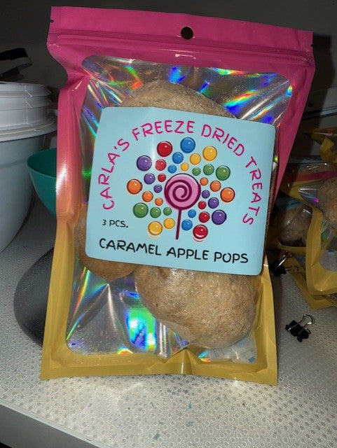 Caramel Apple Pops (caramel apple suckers)