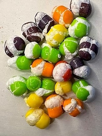 Freeze Dried Sweet and Sour Puffs (sweet tarts)