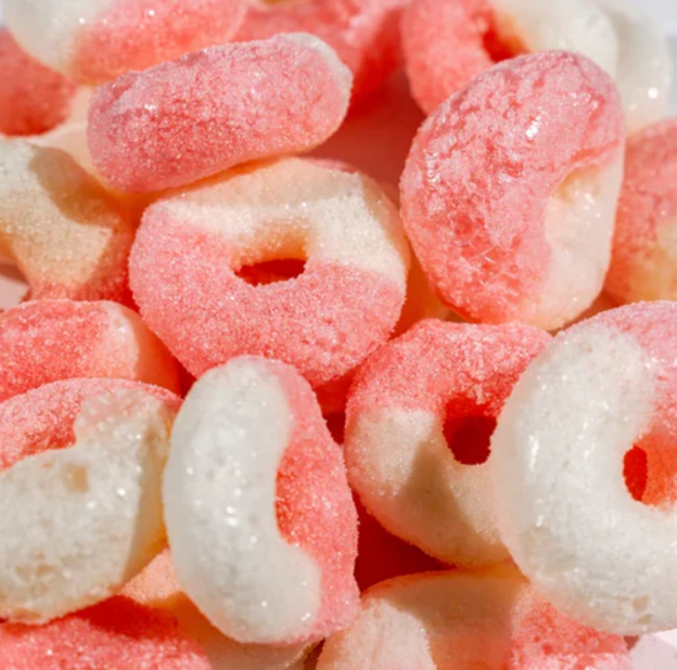 Freeze Dried Watermelon Gummy Rings